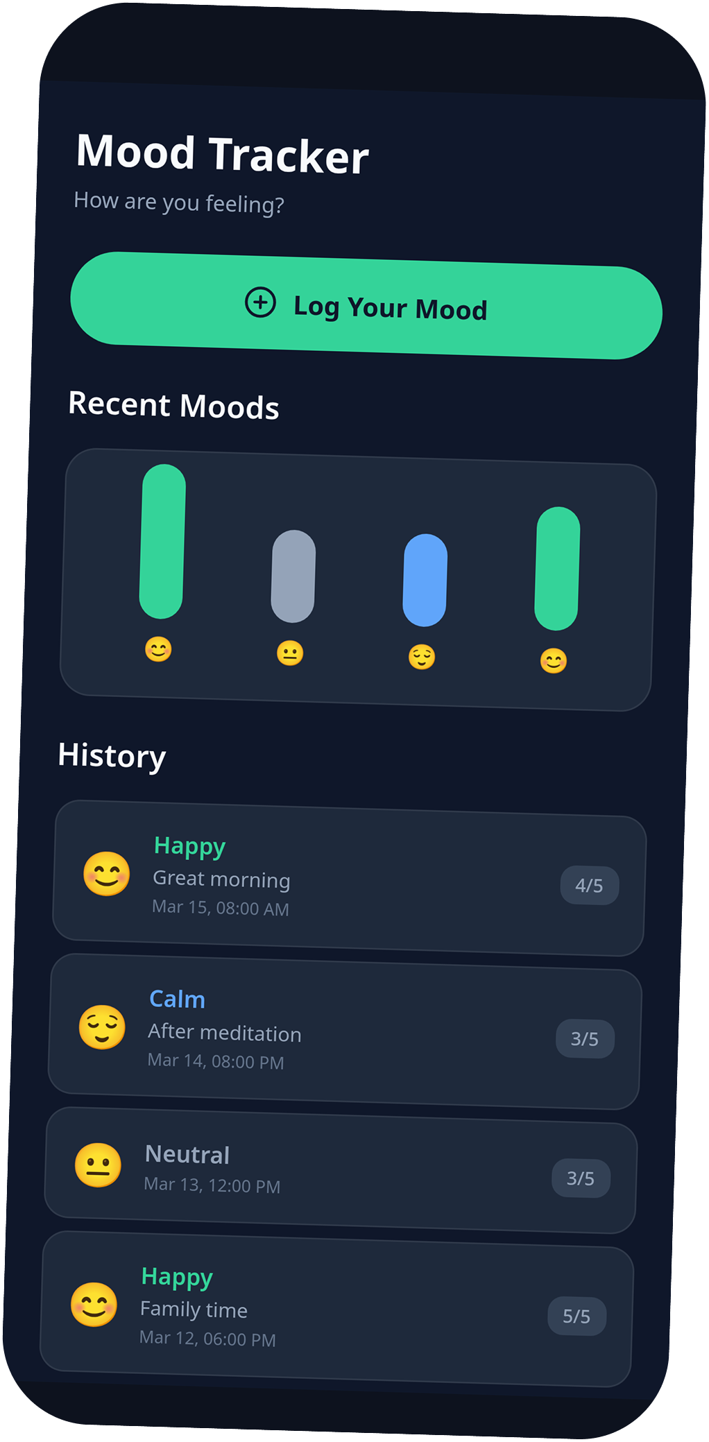 Lumina app screen
