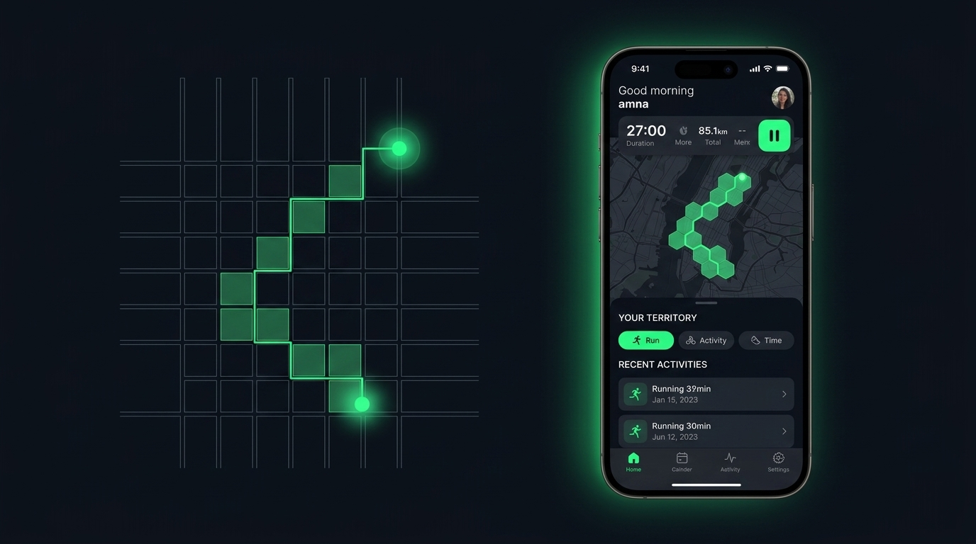 TerraStride · Live Territory Maps